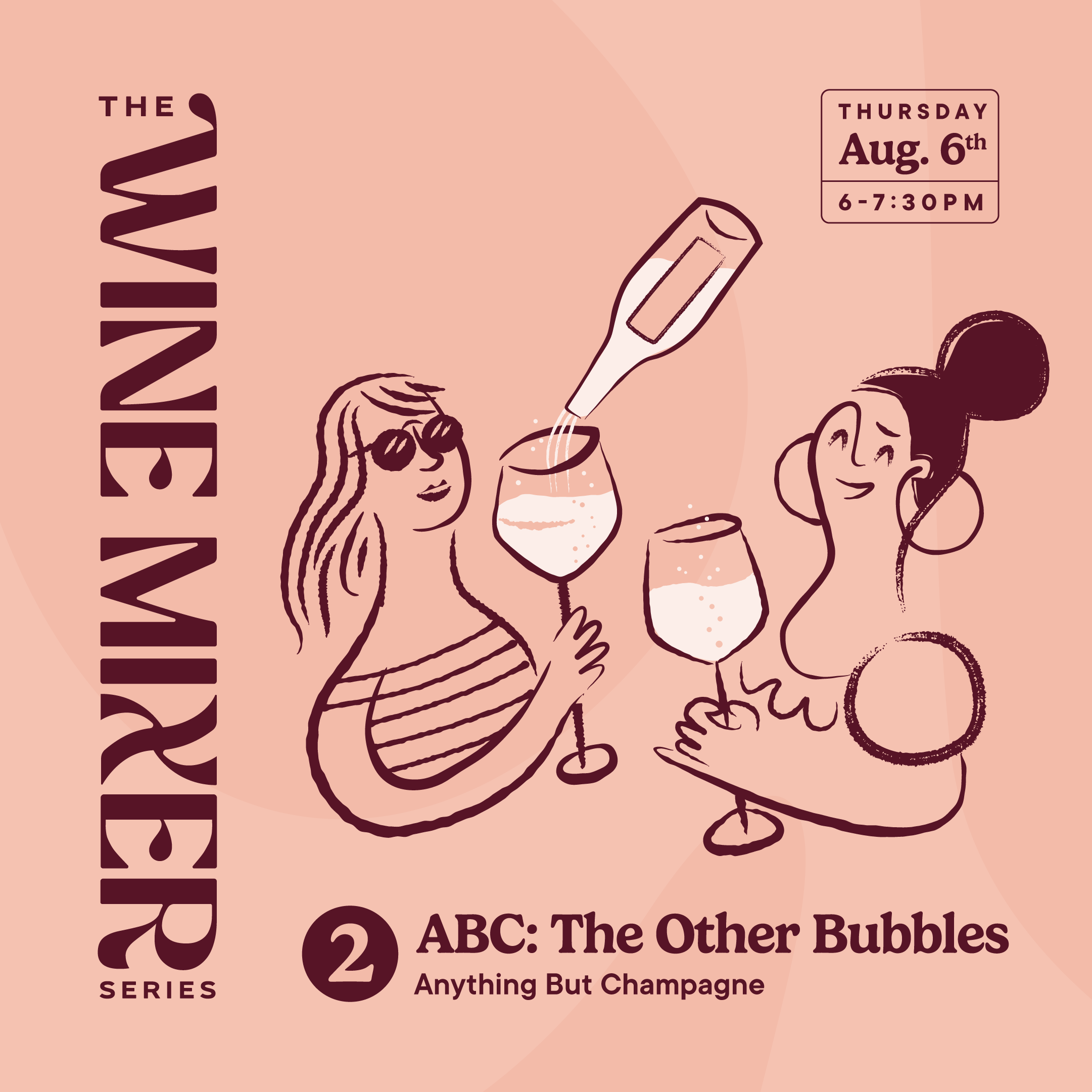 THE WINE MIXER SERIES “ABC: The Other Bubbles” at our St. Helier Shop - Thursday 6th August 6pm - 7:30pm Image