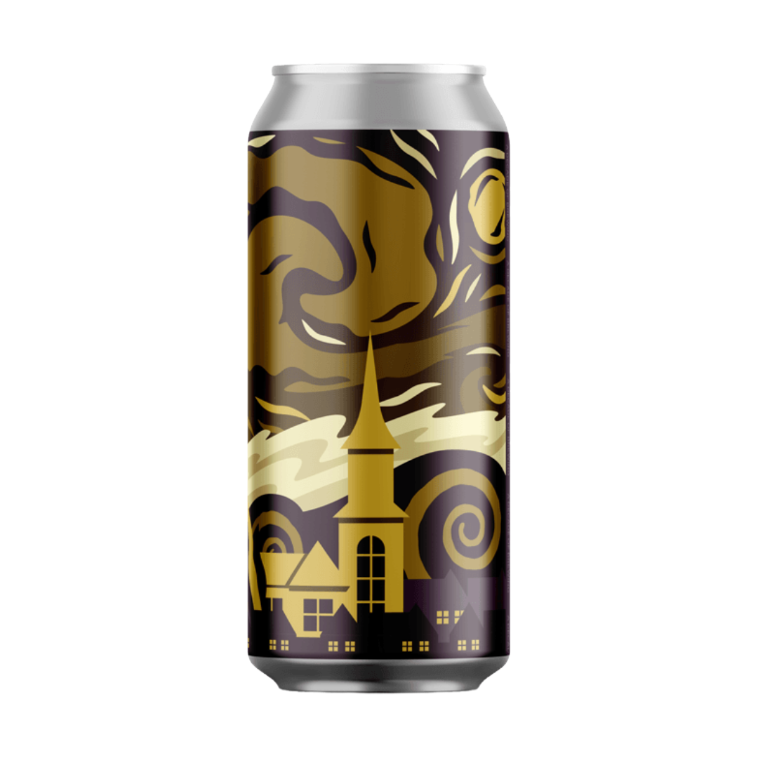 BREW YORK x FRONTAAL BREWING CO. 'Velvet Starfall' Imperial Stout Can (440ml) 11%abv Image