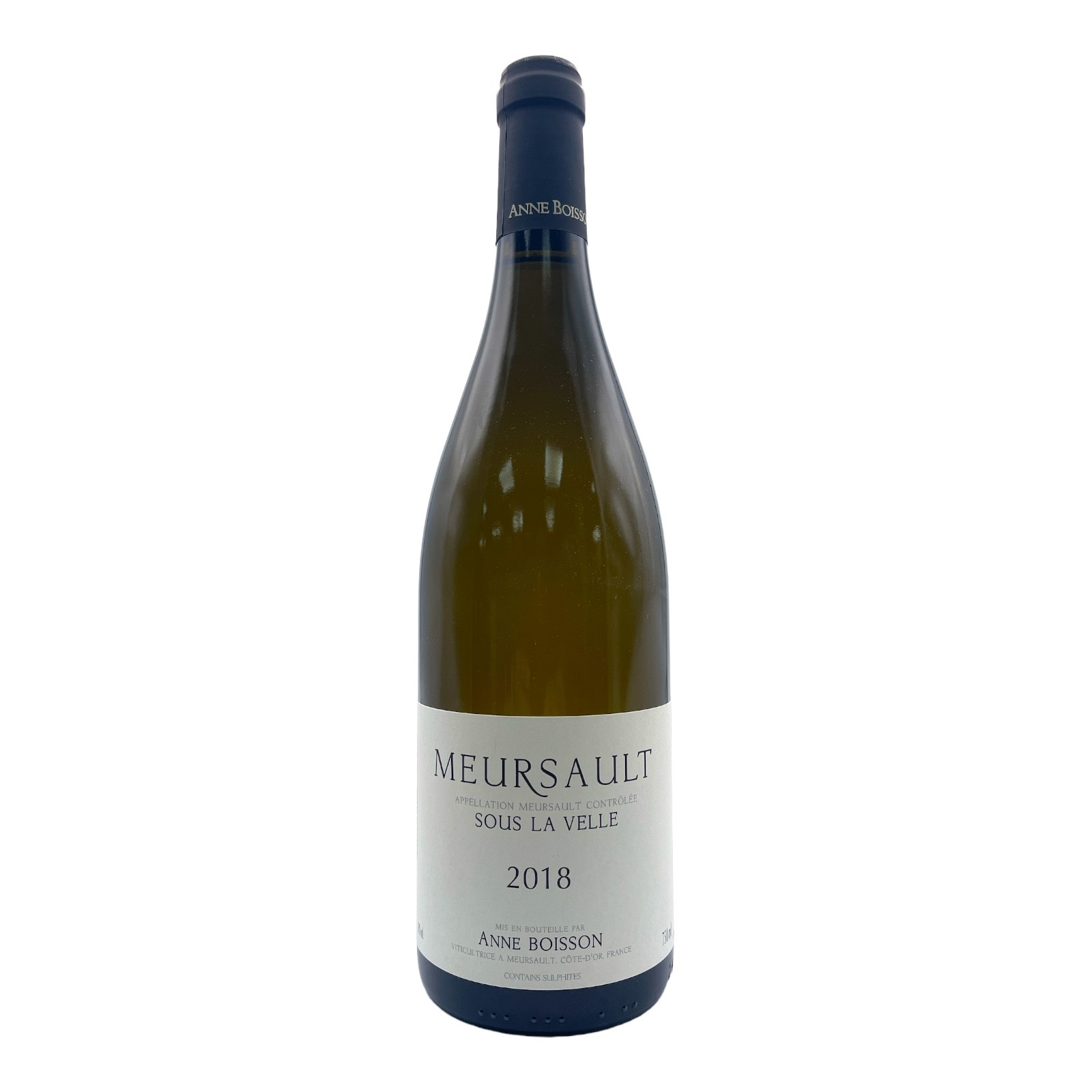 ANNE BOISSON Meursault 'Sous La Velle' 2018 Bottle Image