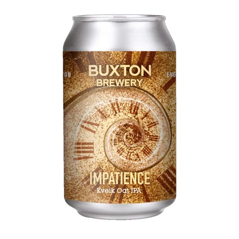 BUXTON Impatience, Kveik Oat IPA 330ml Can 4.4%abv - VGN (BBE 11/21) Image