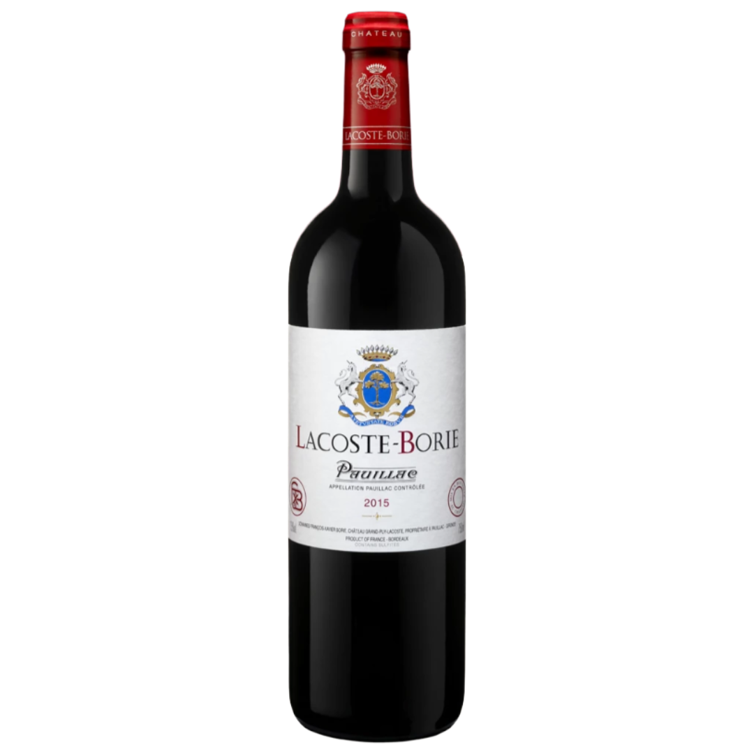CHATEAU GRAND-PUY-LACOSTE 'Lacoste-Borie', Pauillac 2015 Bottle Image