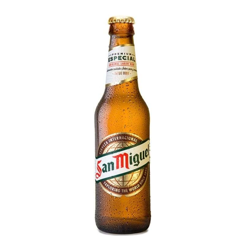 SAN MIGUEL Especial, Spanish Lager CASE x 24 Bottles (330ml) 5%abv Image