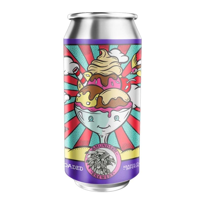 AMUNDSEN Overloaded Neapolitan Ice Cream Imperial Pastry Stout 11.5% CAN (440ml) Image