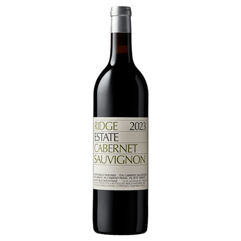 RIDGE VINEYARDS 'Estate' Cabernet Sauvignon 2023 Bottle - PRE-RELEASE Image