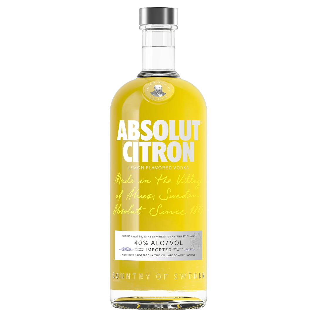 ABSOLUT Swedish Vodka Citron Litre (100cl) 40%abv Image