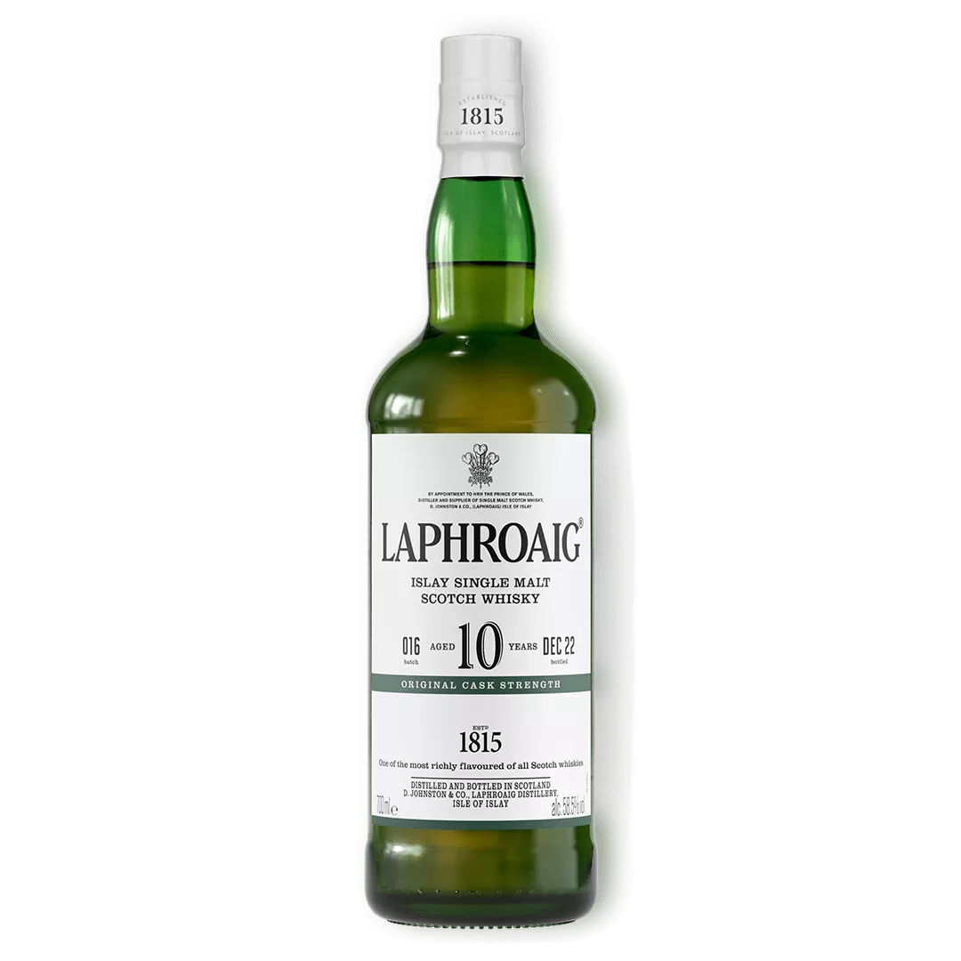 LAPHROAIG 10 Year Old Islay Single Malt Scotch Whisky Bottle (70cl) 40%abv Image