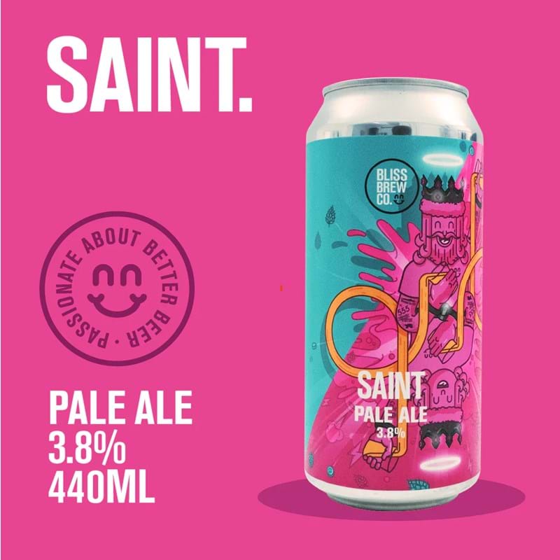 BLISS Saint Pale Ale Can (440ml) 3.8%abv Image