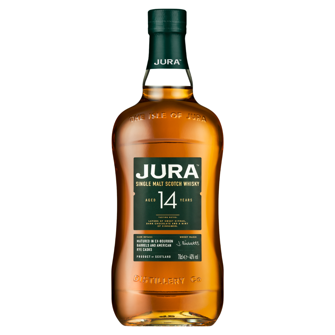 ISLE OF JURA 14 Year Old American Rye Cask - Jura Single Malt Scotch Bottle (70cl) 40%abv Image