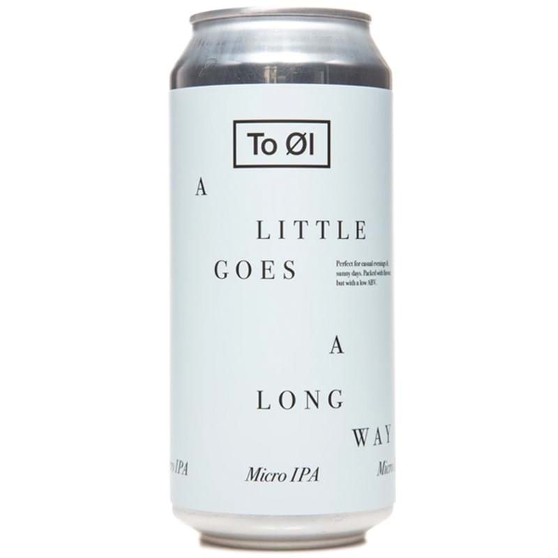 TO ØL (Tool) A Little Goes a Long Way Micro IPA 440ml CAN 3.5%abv (BBE 03/22) Image