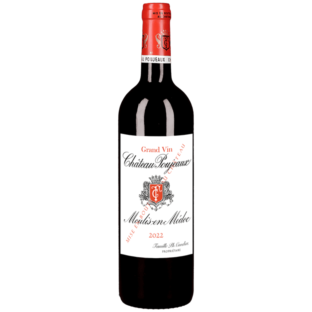 CHATEAU POUJEAUX 5eme Grand Cru Classe Moulis-en-Medoc 2022 Bottle Image
