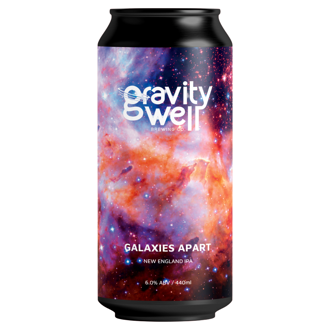 GRAVITY WELL BREWING CO. 'Galaxies Apart' Hazy NEIPA Can (440ml) 6%abv Image