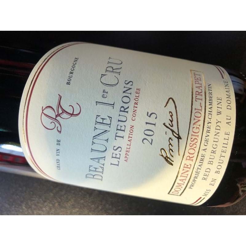 ROSSIGNOL-TRAPET Beaune 1er Cru 'Les Teurons' 2015 Bottle BIO Image