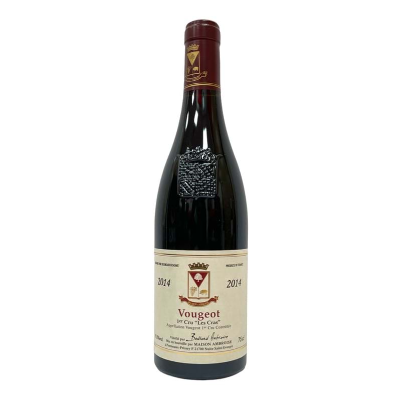 BERTRAND AMBROISE Vougeot 1er Cru, Les Cras 2014 Bottle Image