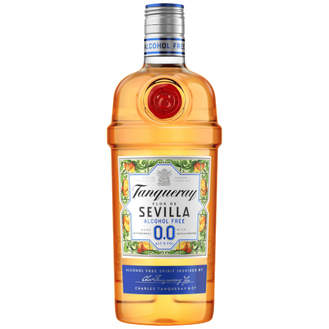 TANQUERAY Flor de Sevilla 0.0 Alcohol Free Gin Bottle (70cl) 0%abv Image