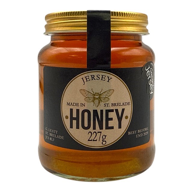 PURE JERSEY HONEY (Gary Leatt) 1/2lb 227g Jar (Local/Untreated) Image