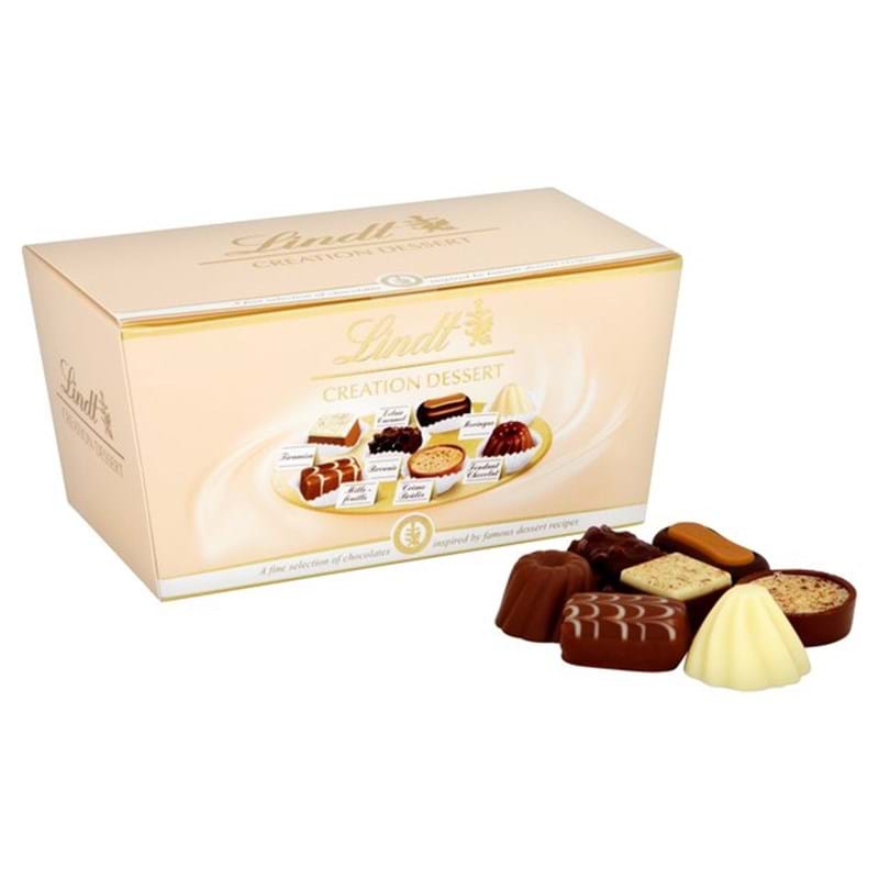 LINDT 'Creation Dessert' 21 Chocolates 200g Box Image