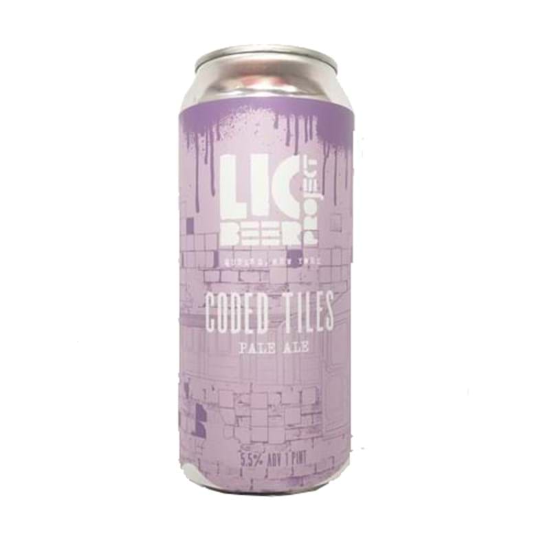 LIC Beer Project Coded Tiles Pale Ale 5.5%abv CAN (473ml) Image
