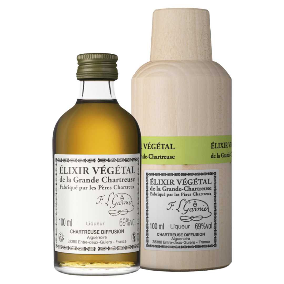 CHARTREUSE Elixir Vegetal de la Grande-Chartreuse Liqueur Bottle (10cl) 69%abv Image