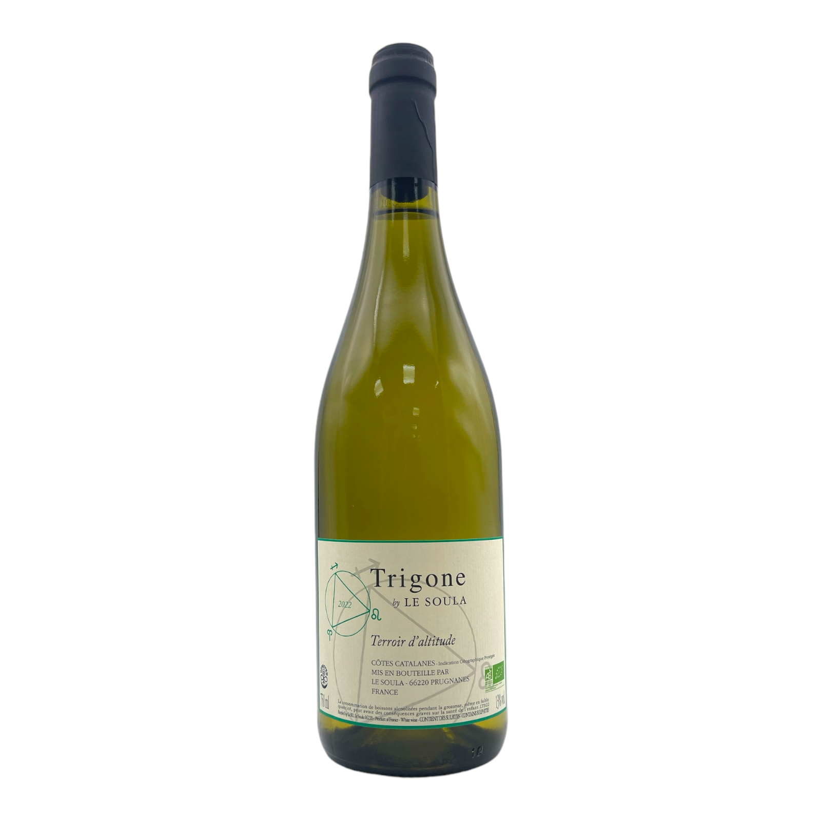DOMAINE LE SOULA Trigone Blanc Lot 22 Cotes Catalanes 2022 Bottle BIO (rtc) Image