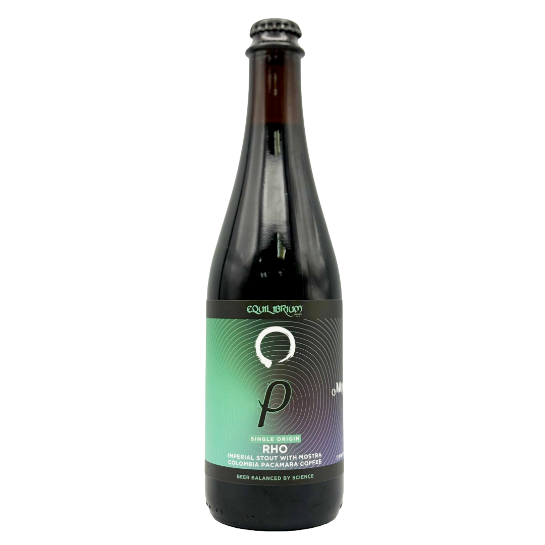 EQUILIBRIUM Single Origin 'RHO' Imperial Stout w/Mostra Coffee Bottle (500ml) 11%abv Image