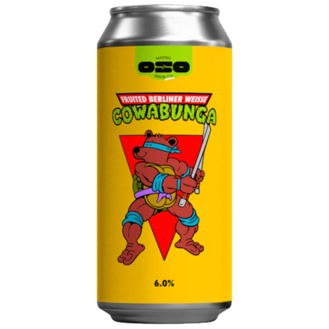 OSO BREW CO 'Cowabunga' Fruited Berliner Weisse CAN (440ml) 6%abv Image