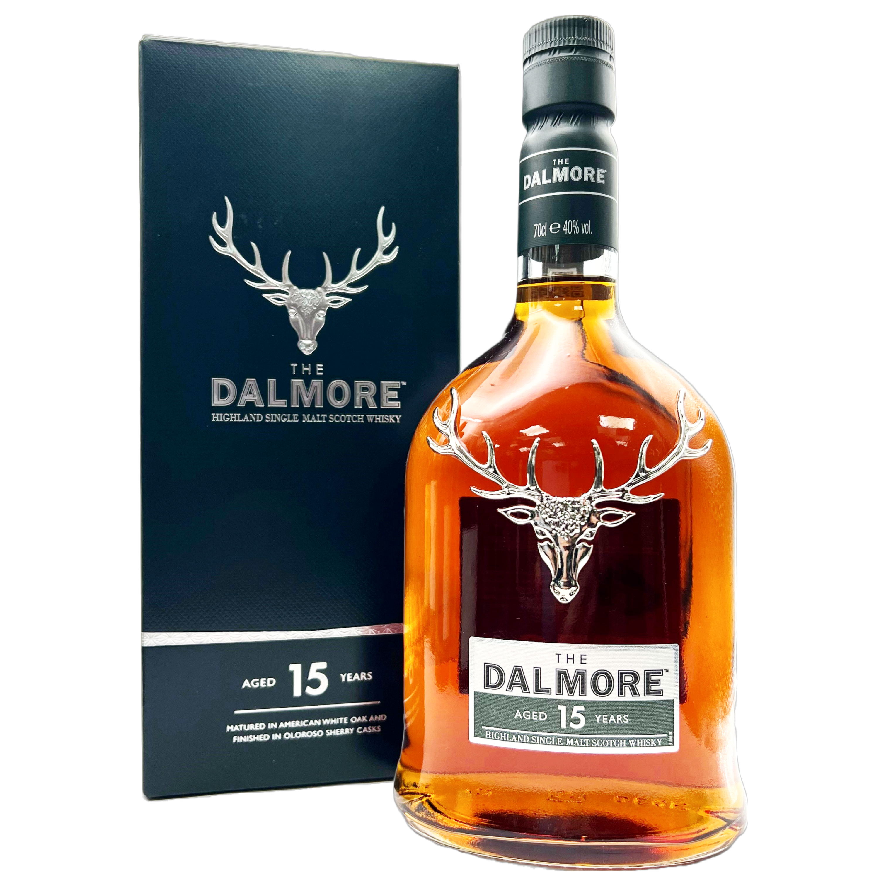 THE DALMORE 15 Year Old Single Highland Malt Whisky Bottle (70cl) 40%abv Image