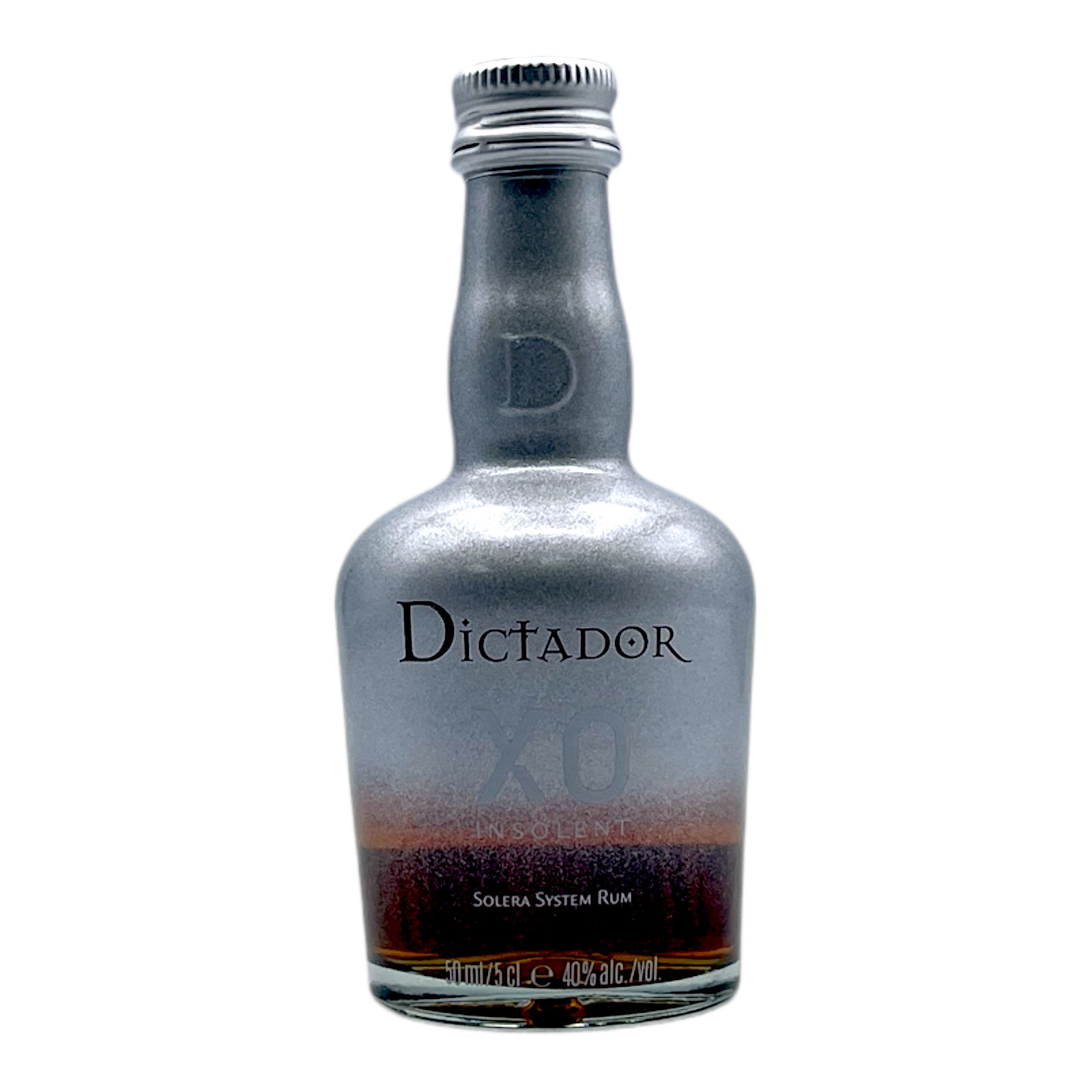 DICTADOR Rum XO 'Insolent' Aged in Sherry & Port Barrels Colombian Aged Rum Miniature (5cl) 40%abv (los) Image