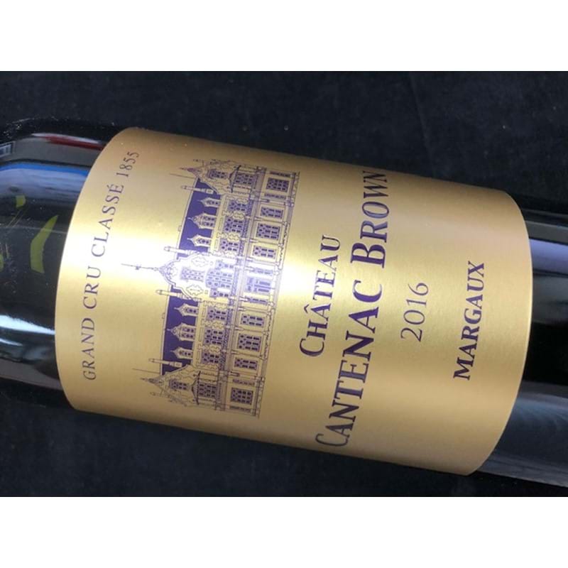 CHATEAU CANTENAC-BROWN 3ieme Cru Classe Margaux 2016 Bottle/nc (los) Image