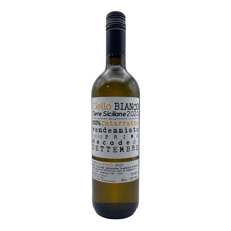 CIELLO Bianco, Catarratto - Sicily 2020 Bottle/st NAT/ORG/UNF Image