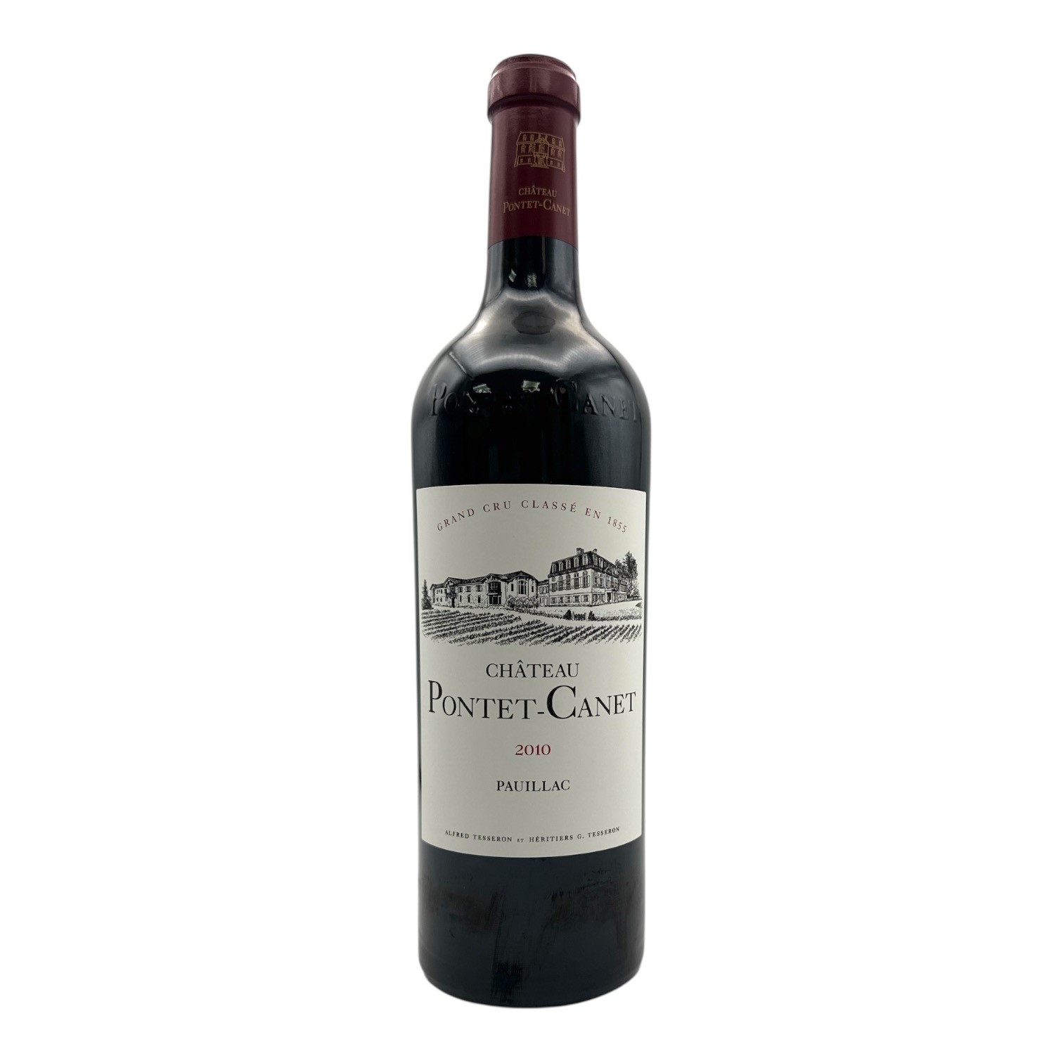 CHATEAU PONTET-CANET 5eme Grand Cru Classe, Pauillac 2010 Bottle - ORG/BIO Image