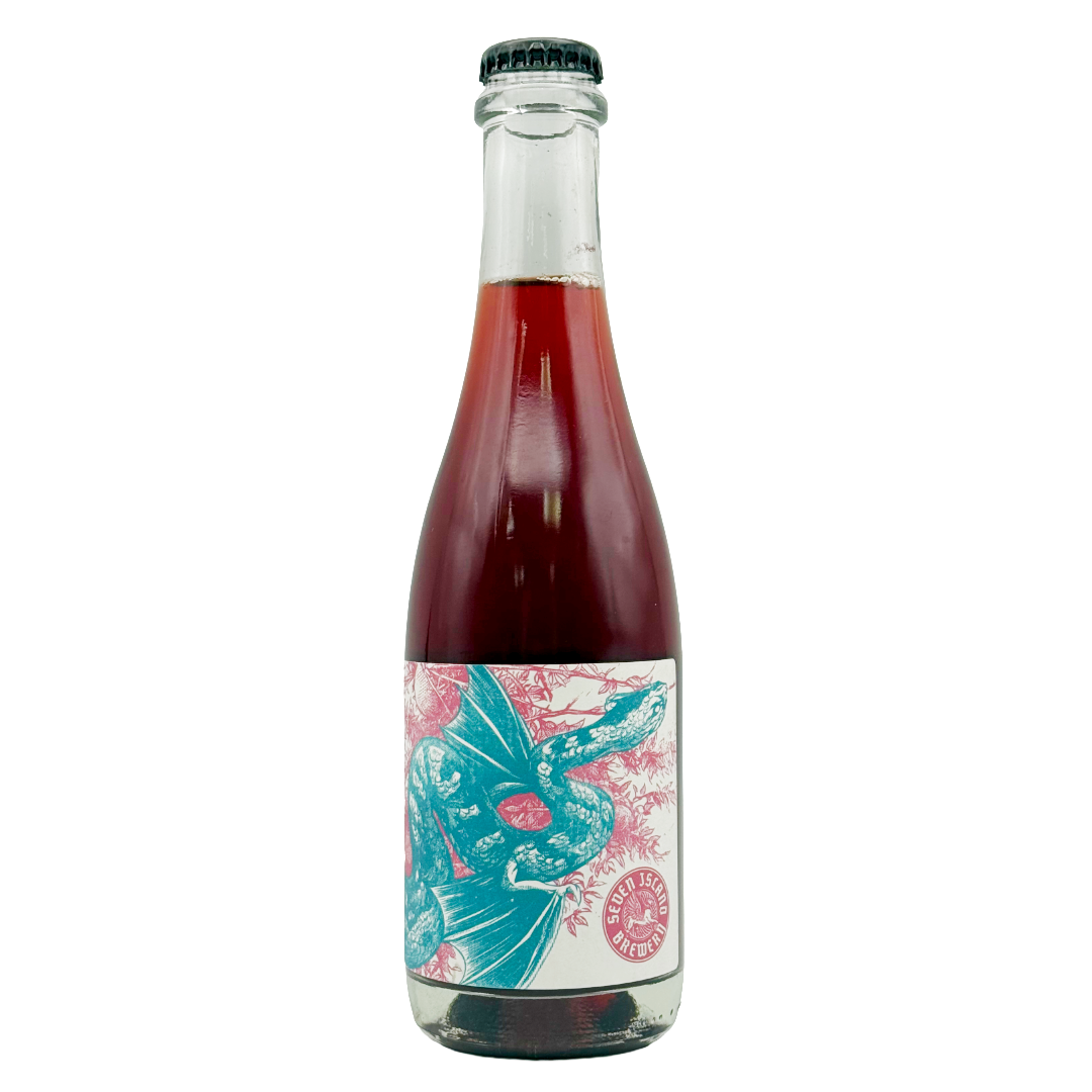 SEVEN ISLAND 'Forbidden Eden' Cherries & Blueberries - Wild Ale Bottle (375ml) 7.3%abv Image