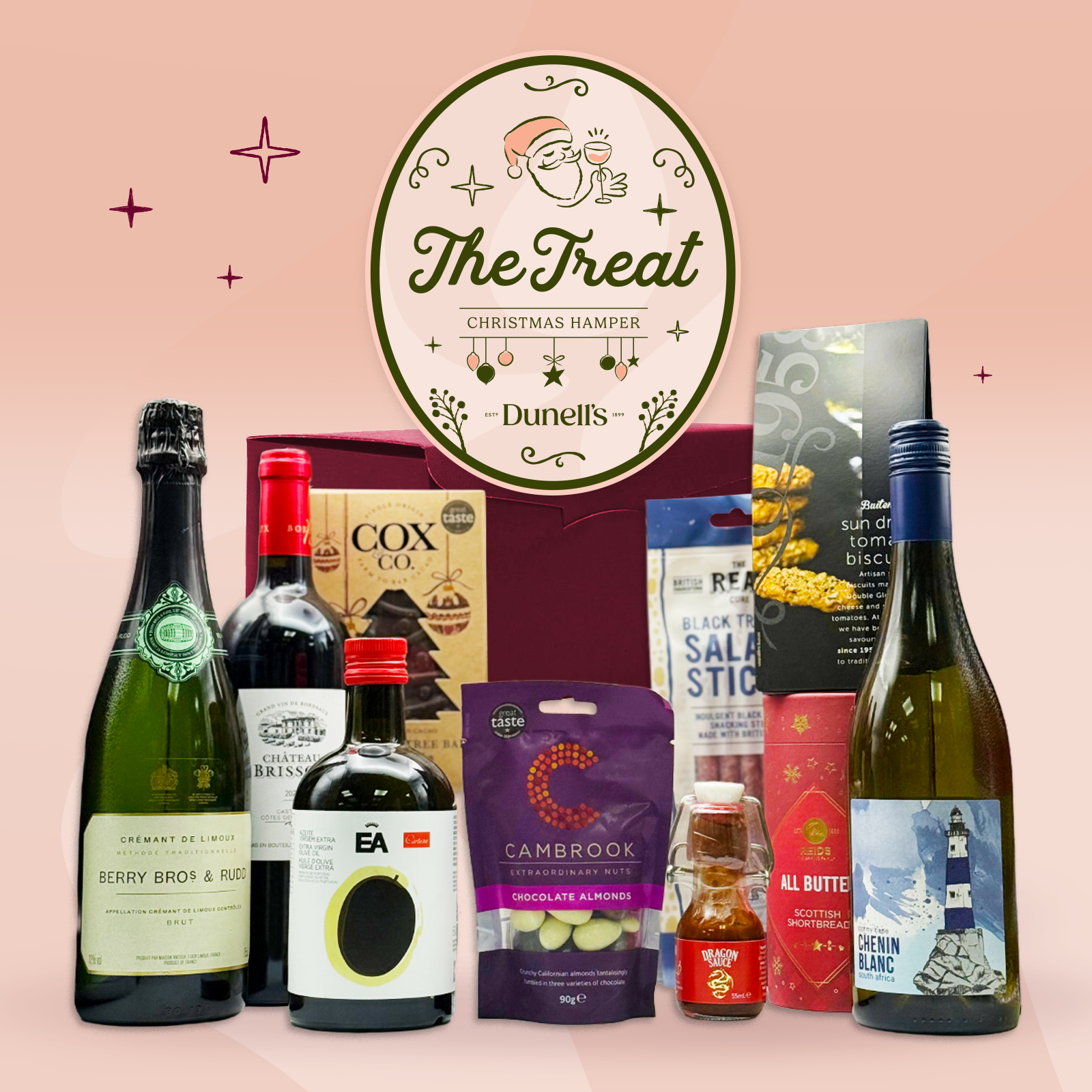 2025 CHRISTMAS 'The Treat' FOOD & WINE Gift Hamper Selection Each Image