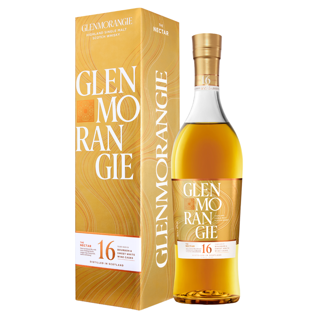 GLENMORANGIE 'The Nectar' 16 Year Old Highland Single Malt Scotch Whisky Bottle (70cl) 46%abv Image