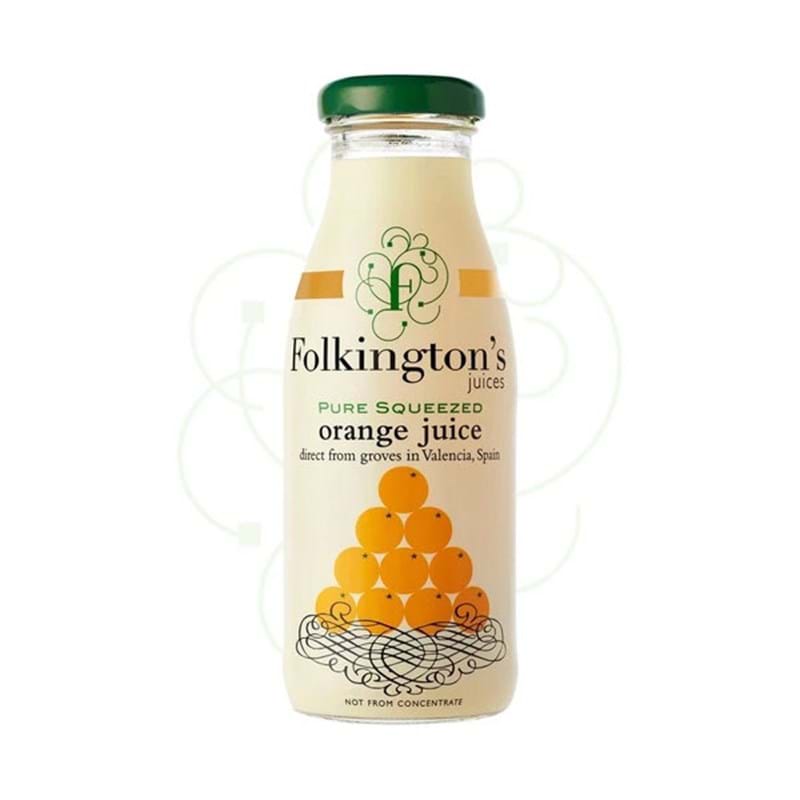 FOLKINGTONS Pure Squeezed Orange Juice from Valencia, Spain 250ml Bottle (rtc) Image