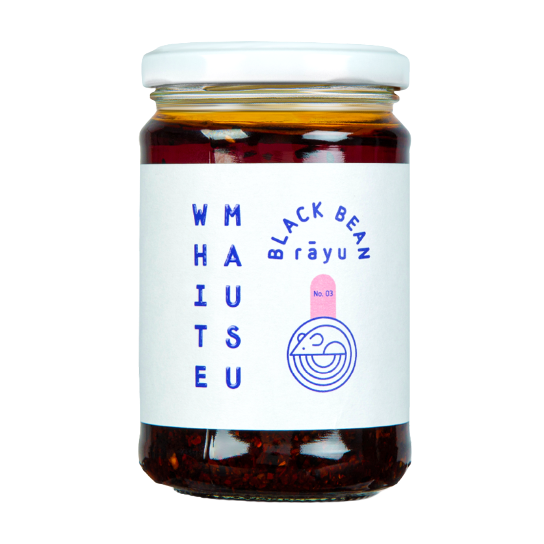 WHITE MAUSU Black Bean Rayu Jar (240g) EACH VGN/GF Image