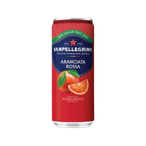 SAN PELLEGRINO Aranciata Rossa (Blood Orange) CAN (330ml) - SINGLE Image