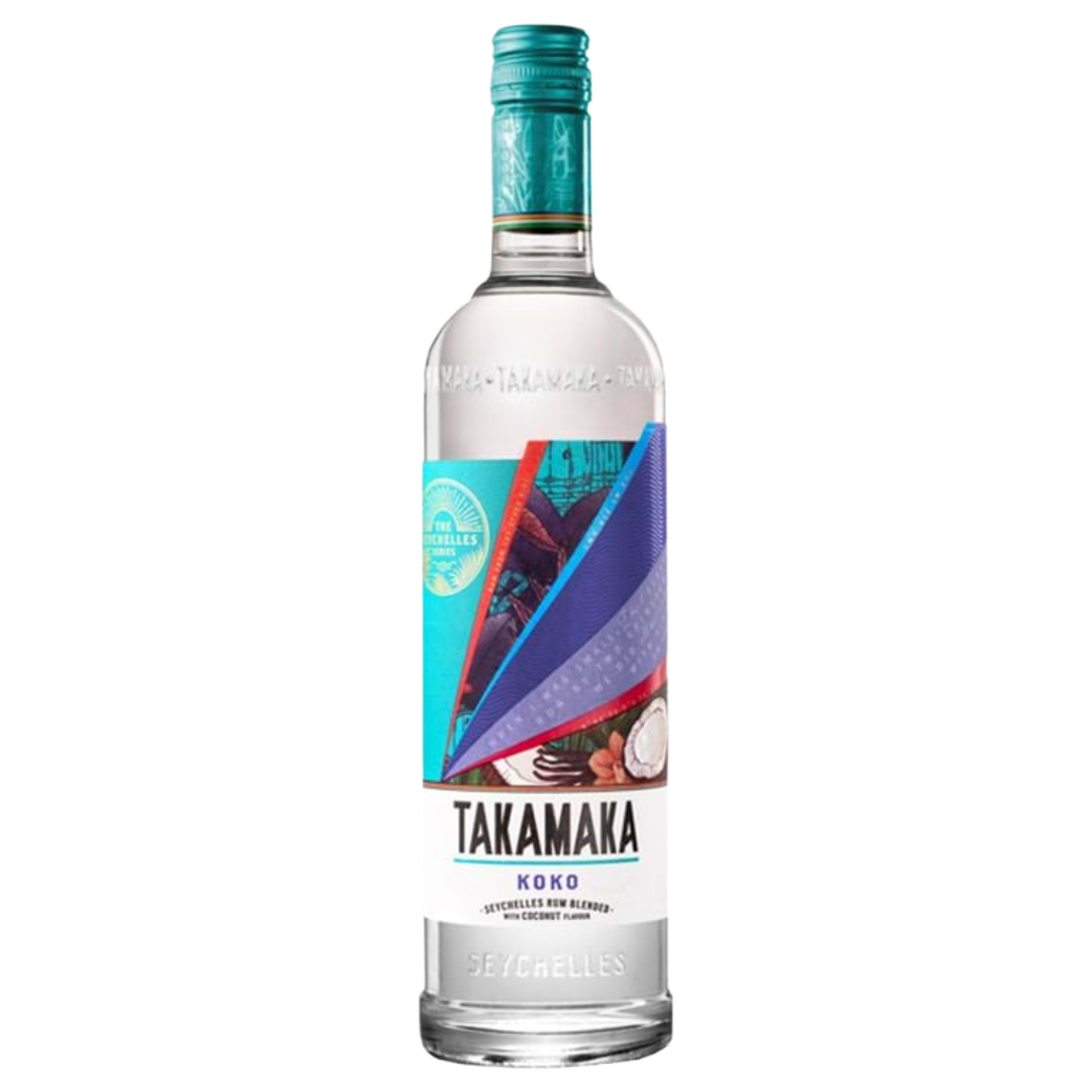TAKAMAKA 'Koko' Coconut Rum Liqueur from the Seychelles Bottle (70cl) 25%abv (Like Malibu but better!) Image
