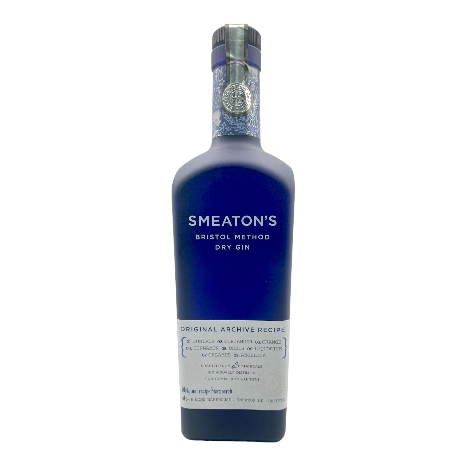 SMEATON'S Bristol Method Dry Gin Bottle (70cl) 45%abv Image