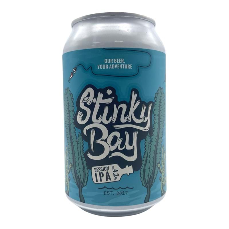 STINKY BAY Original Session IPA CASE x 24 CANS (33cl) 4.2%abv Image