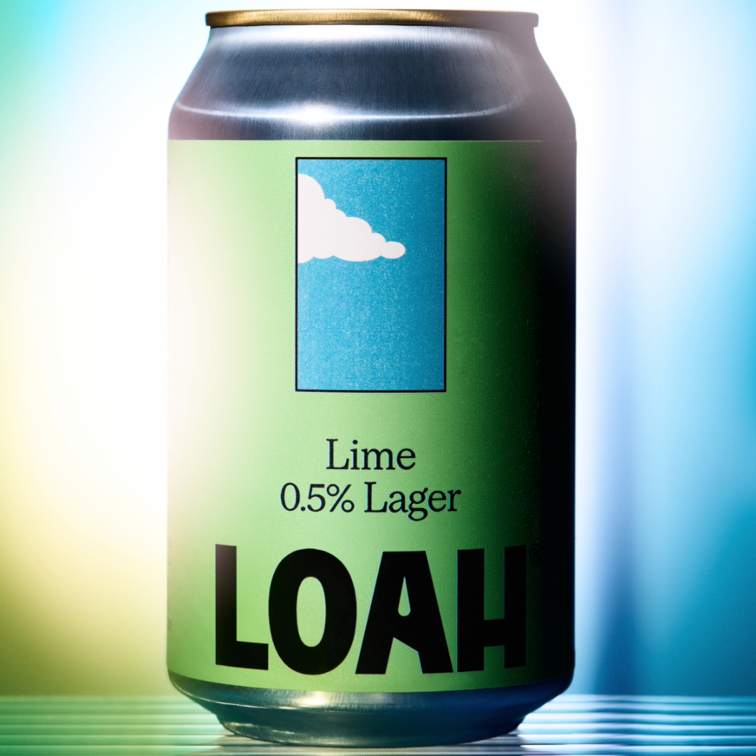 LOAH Lime 0.5% Non-Alcoholic Lager CAN (330ml) 0.5%abv Image