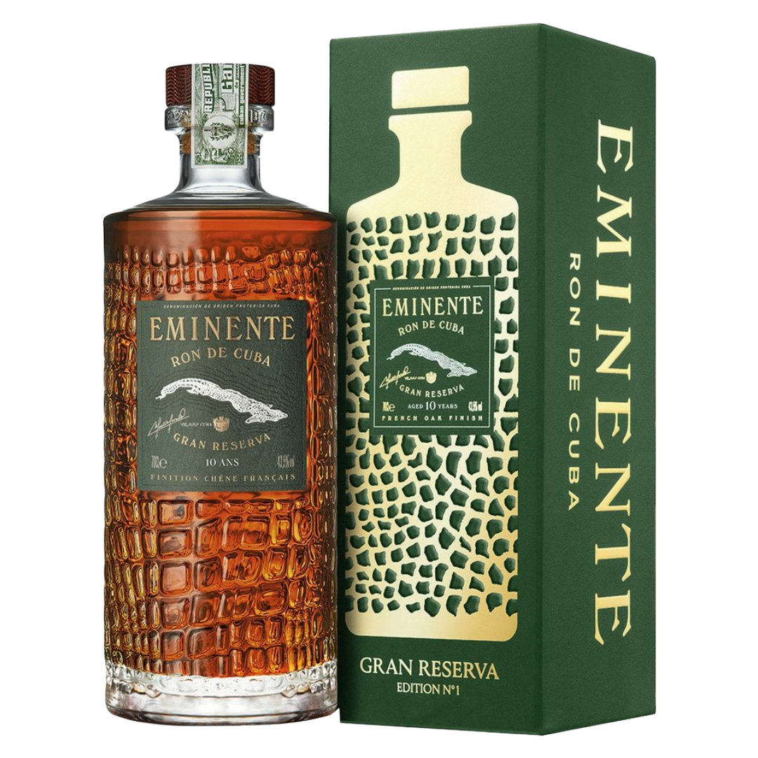 EMINENTE Gran Reserva 'French Oak Finish' 10 Year Old Ron de Cuba Bottle (70cl) 43.5%abv Image