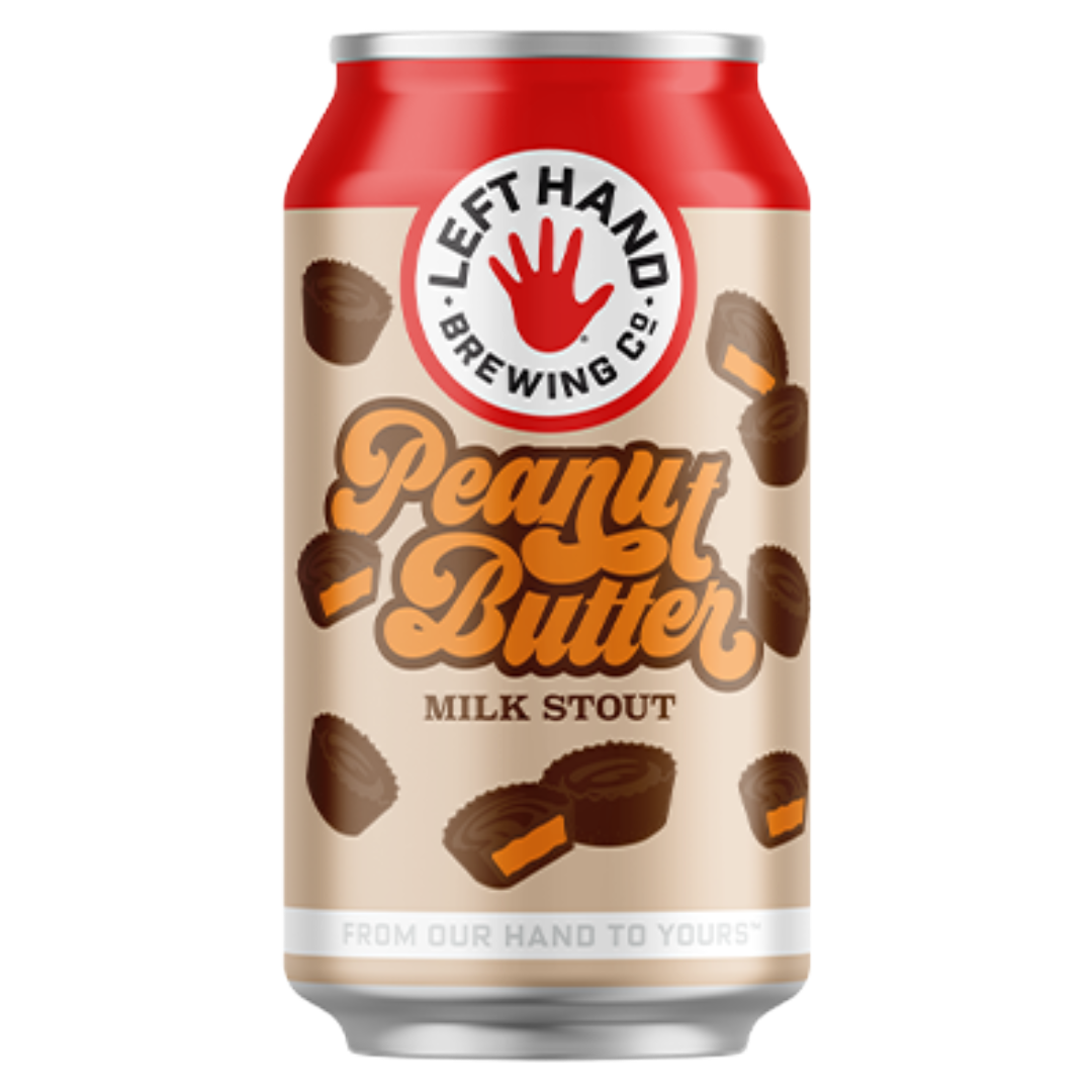 LEFT HAND BREWING CO. 'NITRO' Peanut Butter Milk Stout CAN (355ml) 6.2%abv Image
