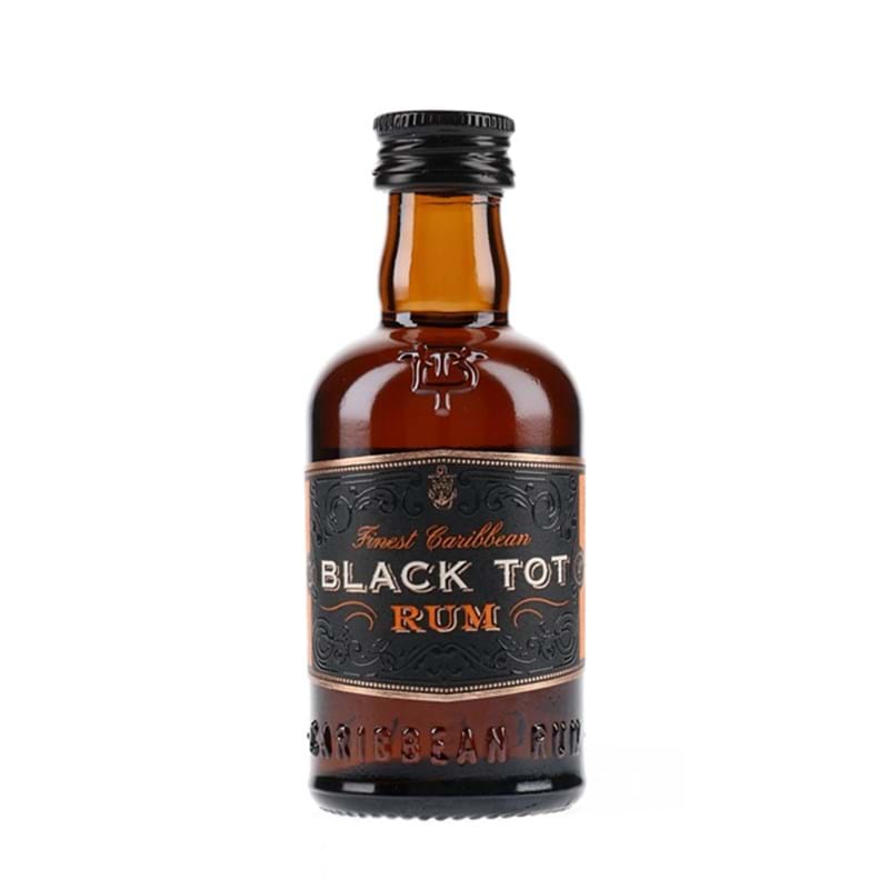 BLACK TOT Finest Caribbean Rum Miniature (5cl) 46.2%abv Image