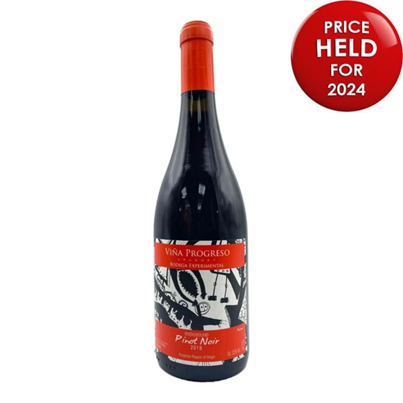 VINA PROGRESO Pinot Noir 'Overground' - Canelones 2018 Bottle Image