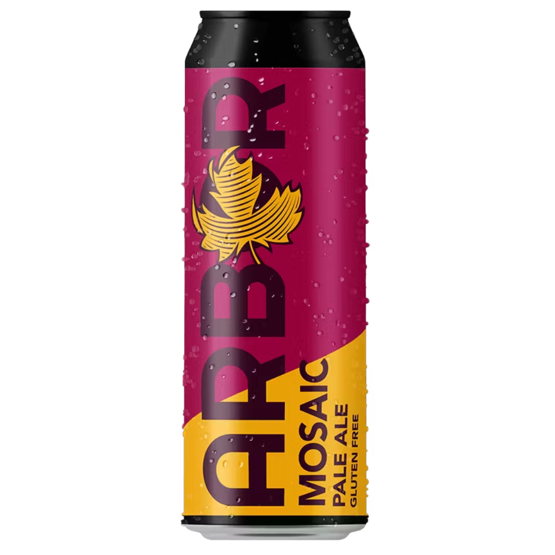 ARBOR ALES 'Mosaic' Gluten Free Pale Ale Can (568ml) 4%abv GF/VGN Image