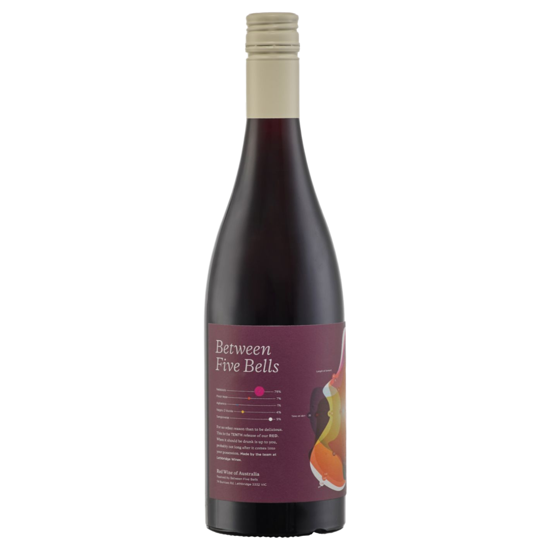 BETWEEN FIVE BELLS Red Wine - Victoria 2018 Bottle Image