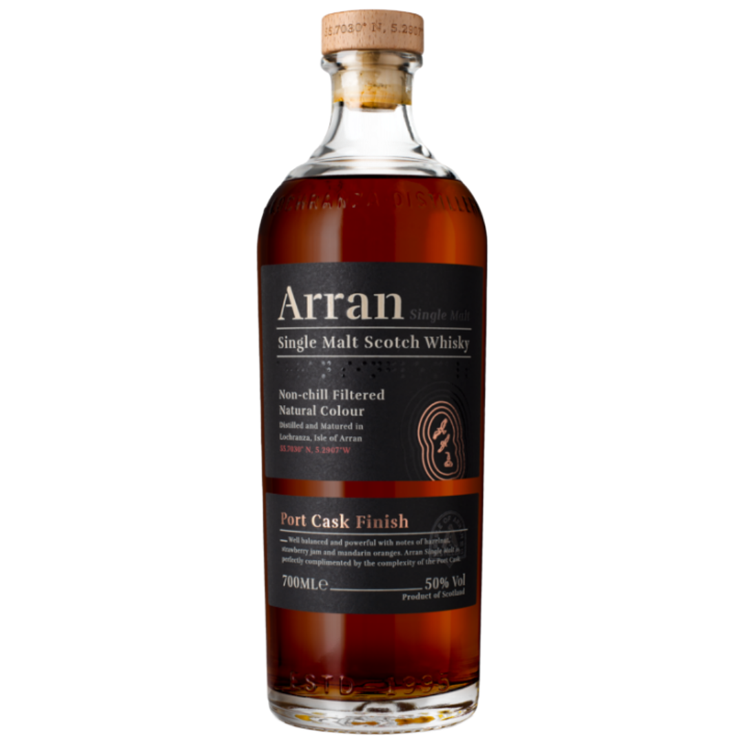 ARRAN Port Cask Finish Isle of Arran Single Malt Whisky Bottle (70cl) 50%abv Image