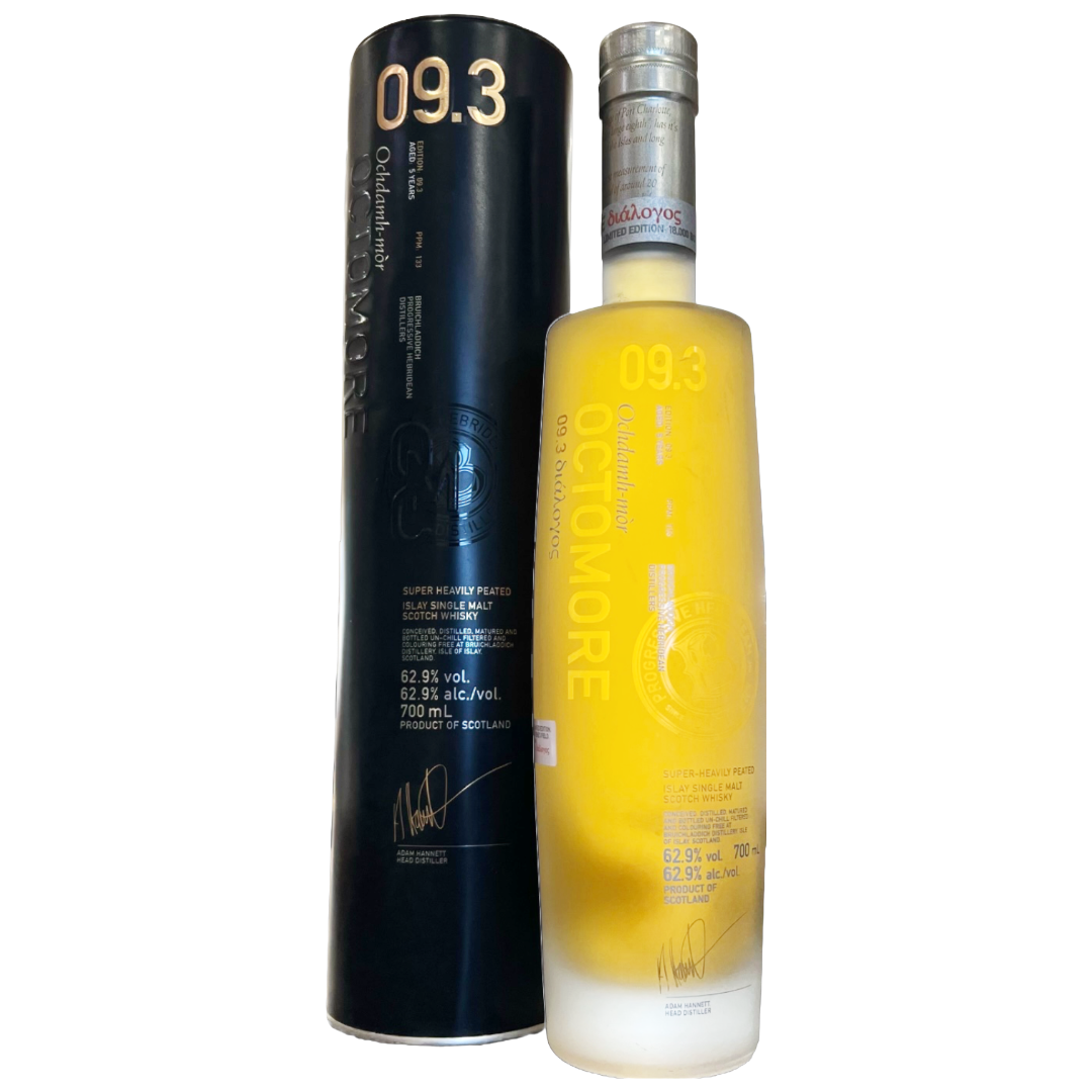 BRUICHLADDICH 09.3 Octomore 5 Year Old Dialogos 133ppm Islay Barley Malt Whisky Bottle (70cl) 62.9%abv Image