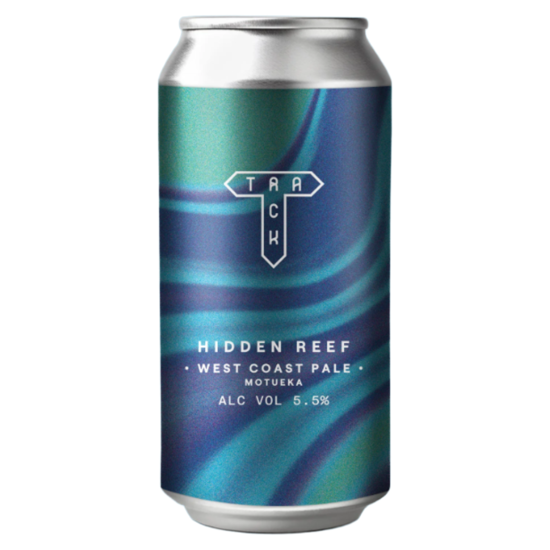 TRACK BREWING 'Hidden Reef' Gluten Free West Coast Pale Ale w/Motueka CAN (440ml) 5.5% GF/VGN Image