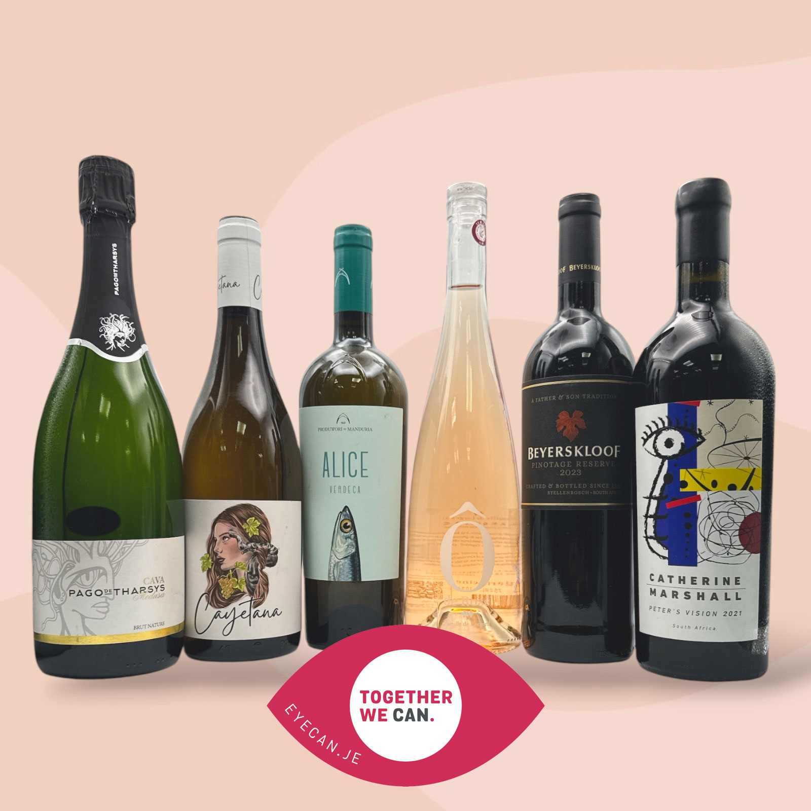 DUNELL'S WINE SELECTION FOR CHARITY - 6 Themed Wines To Support EYECAN, Jersey  Image